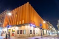 Exterior view of Cinema Massimo in Turin, Piedmont, Italy