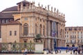 Palazzo Madama e Casaforte degli Acaja is a palace in Turin, Italy Royalty Free Stock Photo