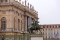 Palazzo Madama e Casaforte degli Acaja is a palace in Turin, Italy Royalty Free Stock Photo