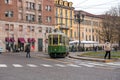 Piazza Carlo Emanuele II is one of the main squares in the center of Turin, Italy