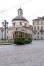 Piazza Carlo Emanuele II is one of the main squares in the center of Turin, Italy