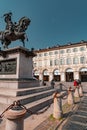 Piazza San Carlo is one of the main city squares in Turin, Italy