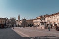 Piazza San Carlo is one of the main city squares in Turin, Italy