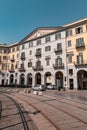 Piazza San Carlo is one of the main city squares in Turin, Italy