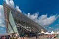 Oval hall entrance of Salone Internazionale del Libro di Torino (International Turin Book Fair) 36th edition, Italy Royalty Free Stock Photo