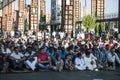 Islamic Sacrifice Festival in Turin, Italy Royalty Free Stock Photo