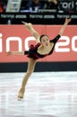 Turin 2006 Olympic Winter Games, Palavela ice rink, figure skating women ,Suguri Fumie JPN during the race