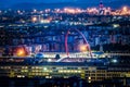Turin Lingotto at night Royalty Free Stock Photo