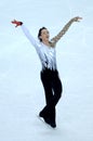 Turin 2006 Olympic Winter Games, Palavela ice rink, Johnny Weir USA during the race