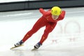 Turin 2006 Olympic Winter Games, Short Track Finals 500 mt. Female : Wang Meng Chn, first classified ,skater of the Chinese