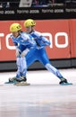 Turin 2006 Olympic Winter Games, Short Track Finals Relay Female 3000mt : Capurso Marta and Arianna Fontana, skaters of the