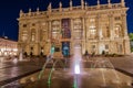 Turin, Palazzo Madama, splendid and historic building in Piazza Castello Royalty Free Stock Photo