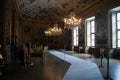 Italy, Turin royal palace Stupinigi- japanese room, gamming room Royalty Free Stock Photo