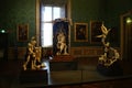 Turin royal palace Palazzo Madama , ivory group of statues Judgement of Solomon Royalty Free Stock Photo