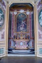 Italy Turin royal palace Stupinigi king`s chapel of St Hubertus Royalty Free Stock Photo