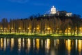 Turin (Torino), Monte dei Cappuccini and river Po Royalty Free Stock Photo