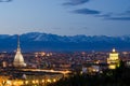 Turin (Torino), night landscape