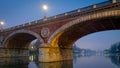 Turin (Torino), Ponte Isabella and river Po