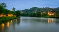 Turin (Torino), river Po and hills