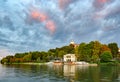 Turin (Torino), river Po and Monte dei Cappuccini Royalty Free Stock Photo