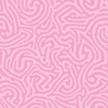 Pink Background Turing Pattern, Abstract Seamless Trippy Organic Texture, Reaction Diffusion Royalty Free Stock Photo