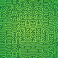 Turing morphogenesis reaction diffusion pattern