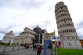 Turism in Italy, Pissa tower signs and posts