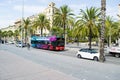 Turistic bus in Barcelona Spain Royalty Free Stock Photo