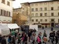 Turists walking on Florence Royalty Free Stock Photo