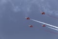 Turk aerobatic teams Turk Yildizlari in the sky