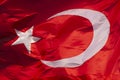 Turkish flag Royalty Free Stock Photo