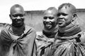 Turkana girls laughing in Karamoja, Uganda