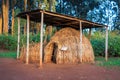 Turkana tribe hut in Kenyan open-air museum, East Africa Royalty Free Stock Photo