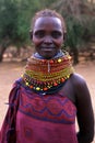 Turkana woman portrait Royalty Free Stock Photo