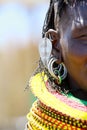 A Turkana woman in traditional Turkana regalia