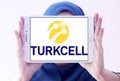 Turkcell mobile phone operator logo Royalty Free Stock Photo