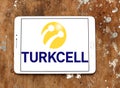Turkcell mobile phone operator logo Royalty Free Stock Photo