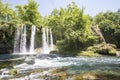 Turkey Antalya Duden Waterfall ladscape. Spring season Royalty Free Stock Photo