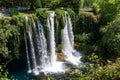 Turkey Antalya Duden Waterfall ladscape. Spring season Royalty Free Stock Photo