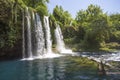 Turkey Antalya Duden Waterfall ladscape. Spring season Royalty Free Stock Photo