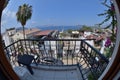 Turkey Antalya Hotel balcony Royalty Free Stock Photo