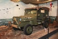 Turkey, Antalya, January 26, 2023. An old rare military car safari jeep