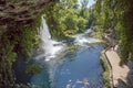 Turkey Antalya Kursunlu Waterfall view. Travel concept photo