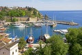 Turkey. Antalya town.Harbor Royalty Free Stock Photo