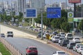 Turkey Antalya, 11. 11. 2023: A view of the increasingly busy Antalya vehicle traffic