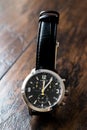 Turkey-20 August 2018:The Tissot Quartz watch. Luxury Swiss Made Wristwatch in Wrist of a Man.