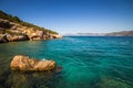 Turkey. Bodrum. Landscape from the sea Royalty Free Stock Photo