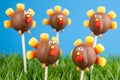 Turkey cake pops