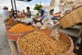 Turkey Cappadocia market booth selling snacks nuts