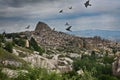 Turkey Cappadocia Pigeon Valley Uchisar Castle Royalty Free Stock Photo